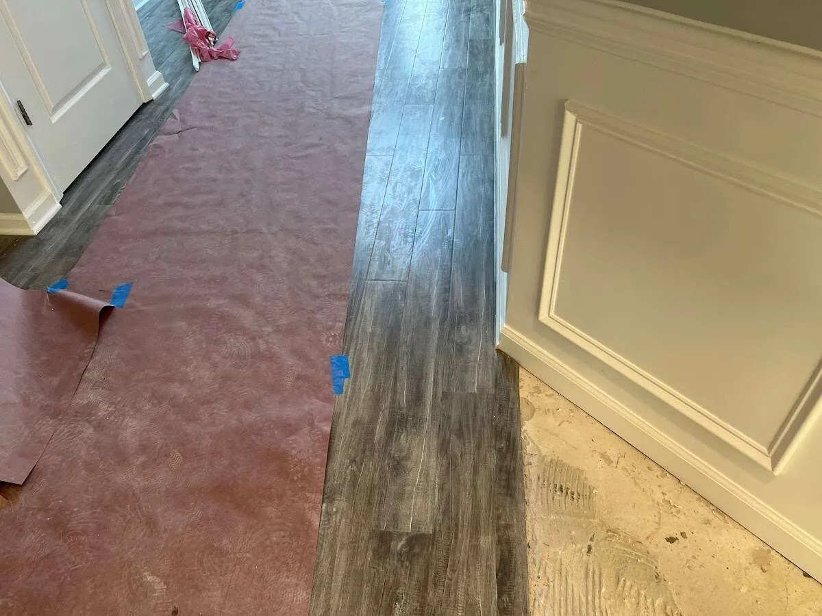 Completed marble shower restoration in Delray Beach